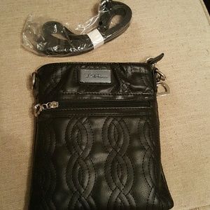3/$25 😀Bella Russo Blk Simulated Cross Body purse